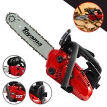 Motosserra À Gasolina Profissional Toyama TCS25X 25,4cc 1,14HP de Potência Alta Rotação Motor Serra Leve e de Fácil Manuseio C/ Sabre 12 Polegadas Ideal Para Tarugamento, Carpintaria e Corte de Galhos Motosserra À Gasolina Profissional Toyama TCS25X 25,4cc 1,14HP de Potência Alta Rotação Motor Serra Leve e de Fácil Manuseio C/ Sabre 12 Polegadas Ideal Para Tarugamento, Carpintaria e Corte de Galhos