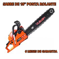 Motosserra A Gasolina Profissional Vsl550 55CC Vulcan Sabre Rolante 18" 3/8 3hp