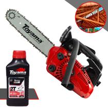 Motosserra À Gasolina Toyama TCS25X 2T 25,4cc 1,14HP 12.000rpm Sabre 12 Polegadas Ponta Rolante Corrente Oregon 22 Dentes Ideal Para Corte de Lenha + Óleo Lubrificante Toyama 2 Tempos Motosserra À Gasolina Toyama TCS25X 2T 25,4cc 1,14HP 12.000rpm Sabre 12 Polegadas Ponta Rolante Corrente Oregon 22 Dentes Ideal Para Corte de Lenha + Óleo Lubrificante Toyama 2 Tempos