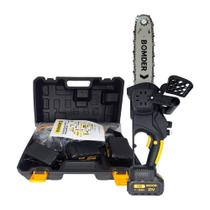 Motosserra Elétrica Portátil 12 Pol. Recarregável 2 Baterias 21v 2600mAh 110/220 (serra) de 28cm