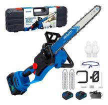 Motosserra Elétrica Portátil 12 Polegadas Brushless com Bateria 48V Motosserra Elétrica Portátil 12 Polegadas Brushless com Bateria 48V
