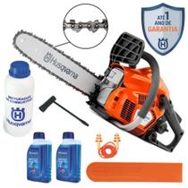 Motosserra Husqvarna 125 40cc Sabre 16 2 óleos E Misturador Motosserra Husqvarna 125 40cc Sabre 16 2 óleos E Misturador