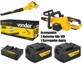 Motosserra IMSV 1833 + Soprador + 2 Baterias 4Ah VONDER Motosserra IMSV 1833 + Soprador + 2 Baterias 4Ah VONDER