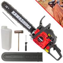 Motosserra Kawashima À Gasolina KCS 610S 61,5cc 2 Tempos Potente Com Sabre de 18 Polegadas