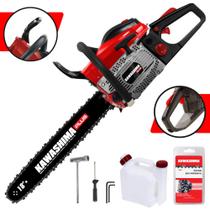 Motosserra Kawashima KCS500P À Gasolina 2 Tempos 49,3cc Com Lubrificação Automática da Corrente Motosserra Kawashima KCS500P À Gasolina 2 Tempos 49,3cc Com Lubrificação Automática da Corrente