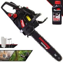 Motosserra KCS400E Kawashima À Gasolina 2T 37cc Com Sabre 16 Polegadas, Carcaça de Alumínio, Sistema Antivibração e de Fácil Manuseio Profissional + ÓLEO TOYAMA FG50 2T EXTRA Motosserra KCS400E Kawashima À Gasolina 2T 37cc Com Sabre 16 Polegadas, Carcaça de Alumínio, Sistema Antivibração e de Fácil Manuseio Profissional + ÓLEO TOYAMA FG50 2T EXTRA
