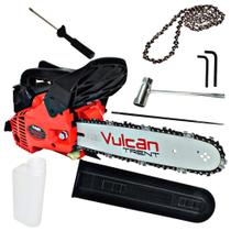 Motosserra Leve Vulcan Trent VSL250 À Gasolina 2 Tempos 25,4cc 0,9cv Com Sabre de 30 Centímetros
