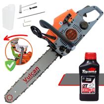 Motosserra Motorserra Profissional Vulcan Trent VS-620 Á Gasolina 2T 62cc 4HP 11.000RPM Potente, Robusta e Estrutura Resistente + ÓLEO 2 TEMPOS TOYAMA FG50