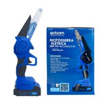 Motosserra Portátil 36V Exbom Modelo MQL-MS6500 Motosserra Portátil 36V Exbom Modelo MQL-MS6500