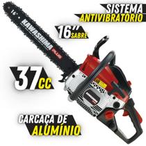 Motosserra Potente Kawashima KCS 380-P À Combustão 37,2cc 2 Tempos Com Freio de Segurança Motosserra Potente Kawashima KCS 380-P À Combustão 37,2cc 2 Tempos Com Freio de Segurança