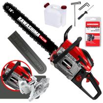 Motosserra Potente Kawashima KCS500P À Combustão 49,3cc 2 Tempos Com Freio de Segurança