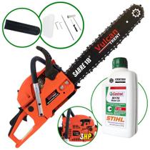 Motosserra Potente Vulcan VSL550 2T 55CC 3cv Sabre Ponta Rolante 18" Com Óleo Castrol Stihl Motosserra Potente Vulcan VSL550 2T 55CC 3cv Sabre Ponta Rolante 18" Com Óleo Castrol Stihl