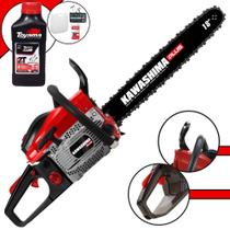 Motosserra Profissional À Gasolina KCS550P PLUS Kawashima 54,6cc Motor 2T de Alta Potência, Rotação e Performance Com Sabre 18 Polegadas Com Carcaça de Magnésio + ÓLEO TOYAMA 2T EXTRA Motosserra Profissional À Gasolina KCS550P PLUS Kawashima 54,6cc Motor 2T de Alta Potência, Rotação e Performance Com Sabre 18 Polegadas Com Carcaça de Magnésio + ÓLEO TOYAMA 2T EXTRA