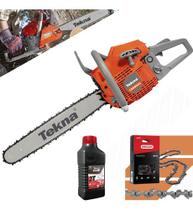 Motosserra Tekna Cs58s20ac Corrente Oregon + Óleo Toyama 2t