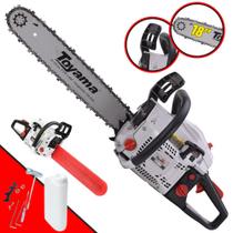 Motosserra Toyama TCS58-H À Gasolina 2T 55cc 3,2HP de Potência 12.000rpm Sabre 18 Polegadas Ponta Rolante Ideal Para Trabalhos de Alta Intensidade Motosserra Toyama TCS58-H À Gasolina 2T 55cc 3,2HP de Potência 12.000rpm Sabre 18 Polegadas Ponta Rolante Ideal Para Trabalhos de Alta Intensidade