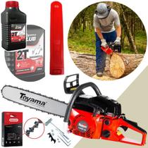 Motosserra Toyama TCS58F G2-20 SN 3.22HP 54.5CC 13.500RPM Sabre 20 polegadas Uso Profissional Corte de Arvore, Tora