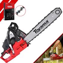 Motosserra Toyama Tcs58f G2 Profissional a Gasolina Sabre 20 pol. Super Forte 3,22hp 13.500rpm Motosserra Toyama Tcs58f G2 Profissional a Gasolina Sabre 20 pol. Super Forte 3,22hp 13.500rpm
