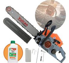 Motosserra Vulcan Trent Vs620 4hp P/ Desdobra E Corte + Óleo Stihl Motosserra Vulcan Trent Vs620 4hp P/ Desdobra E Corte + Óleo Stihl