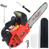 Motosserra Vulcan VSL-250 À Gasolina 2 Tempos 25cc 0,9cv Com Corrente 22 Dentes + Jogo de Chaves