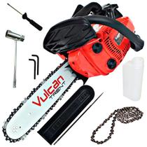 Motosserra Vulcan VSL250 À Gasolina 25,4cc 2 Tempos 0,9cv Com Sabre de Ponta Rolante 12 Polegadas Motosserra Vulcan VSL250 À Gasolina 25,4cc 2 Tempos 0,9cv Com Sabre de Ponta Rolante 12 Polegadas