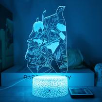 Motosserras LED 3D que mudam de cor com luz noturna Mans Denjis