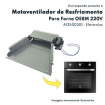 Motoventilador de Resfriamento 220V Para Forno Elétrico OE60M Electrolux Original A12500301