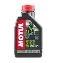Motul 5100 15W50 4T 1L Óleo Semissintético para Motores 4 Tempos