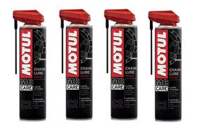 Motul C2 Chain Lube Road Lubrificante Corrente Moto 400ml USO ATE 600CC - 4 UNIDADES -