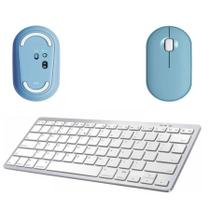 Mou Azul/teclado Bluetooth P/galaxy Tab A8 Sm X200/x205 10,5