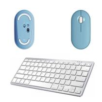 Mou Azul/teclado Bluetooth P/galaxy Tab S8 5g Sm-x706 11