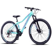Mountain bike aro 29 feminina rower queen 21v