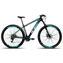 Mountain Bike Aro 29 Ksw Xlt Alum. 21 Vel. Preto/Turquesa Mcz4