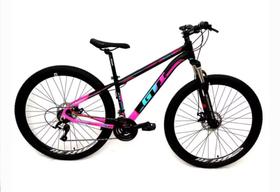 Mountain bike GTI Roma aro 29 17 21v freios de disco mecânico câmbios MTB 7v