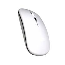 Mouse 2 Em 1 Bluetooth E Wireless USB Recarregável Sem Fio Macio