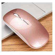 Mouse 2 Em 1 Bluetooth E Wireless USB Recarregável Sem Fio Macio