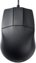 Mouse 3D com fio sem roda de rolagem, design côncavo, 3 botões, LED azul para Windows