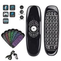 Mouse Aéreo 2.4G C120 Com Mini Teclado Sem Fio E Sensor De Movimento Para Navegação Em TV E PC Br