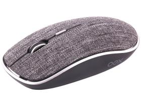 Mouse Bluetooth E Wireless Oex Ms600 Twill 1600 Dpi Cinza