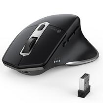 Mouse Bluetooth iClever MD172 sem fio recarregável preto cinza Mouse Bluetooth iClever MD172 sem fio recarregável preto cinza