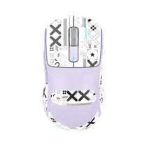 Mouse Bluetooth Leve Attack Shark X3 26000dpi PixArt PAW3395 Mouse Gamer Sem Fio Tri-Modo