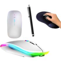 Mouse Bluetooth Para Celular Tablet Notebook +caneta Touch + Mousepad