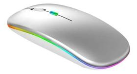 Mouse Bluetooth Recarregável Para iPad 9 Ger 10,2" - Prata