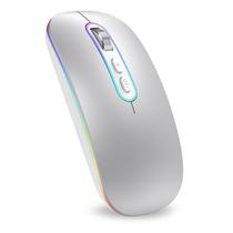 Mouse Bluetooth sem fio cimetech M01 Recarregável Prateado