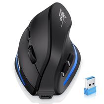 Mouse Bluetooth Sem Fio ECHTPower - Ergonômico, com LED e 2400 DPI