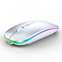 Mouse Bluetooth WREANU recarregável com luzes LED para laptop