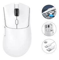 Mouse Branco Sem Fio Gamer Attack Shark R1 Paw3311 18000 Dpi