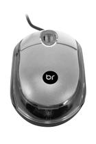 Mouse Bright Espanha com fio USB Prata 107