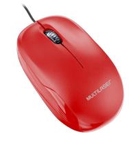 Mouse c fio mid 1200dpi 120cm 3 bot vermelho