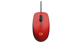 Mouse c/ fio vermelho mf400 multilaser Mouse c/ fio vermelho mf400 multilaser
