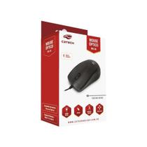 Mouse C3 Tech 1000dpi Preto cabo 2 metros Ms-26bk